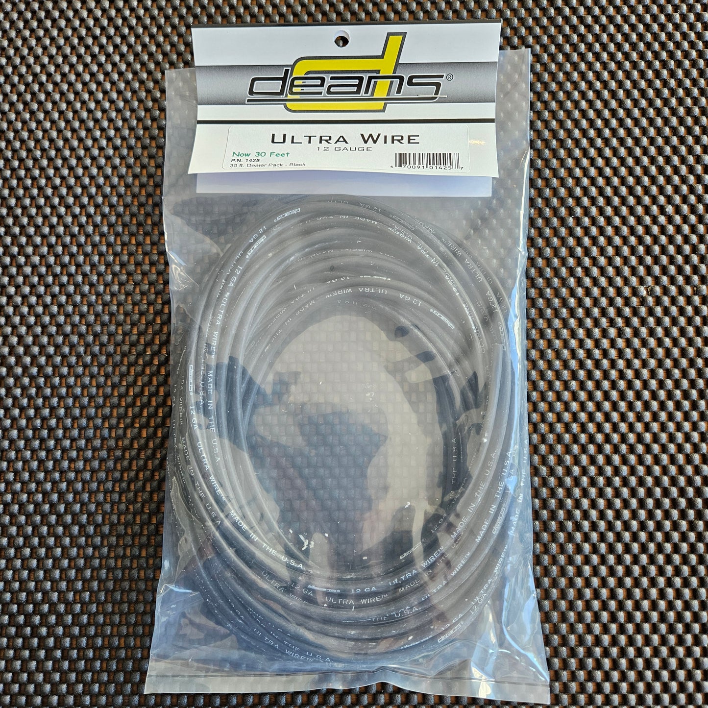 30' Black 12 Gauge Ultra Wire™