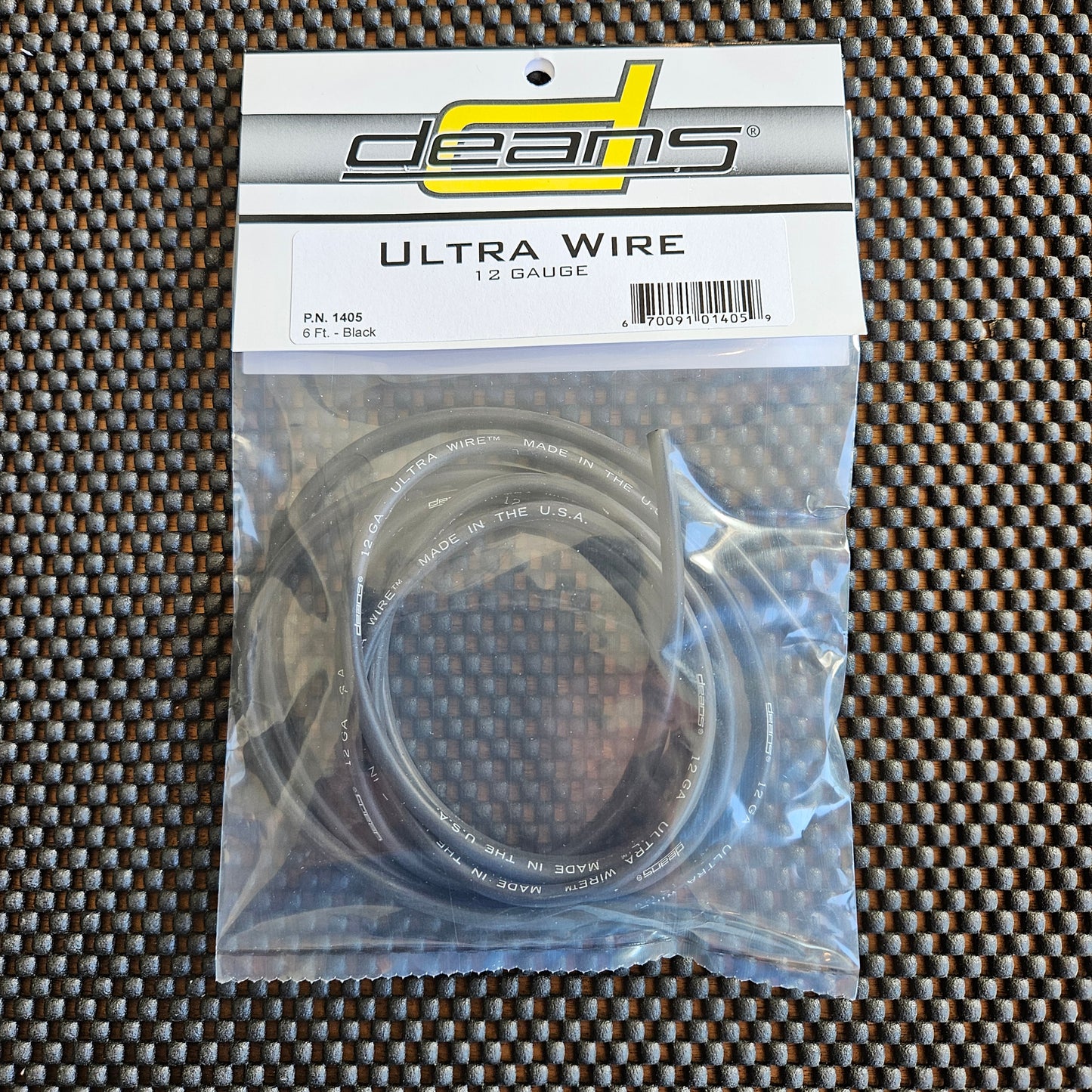 P.N. 1405 - 12 Gauge Ultra Wire™ Black 6'