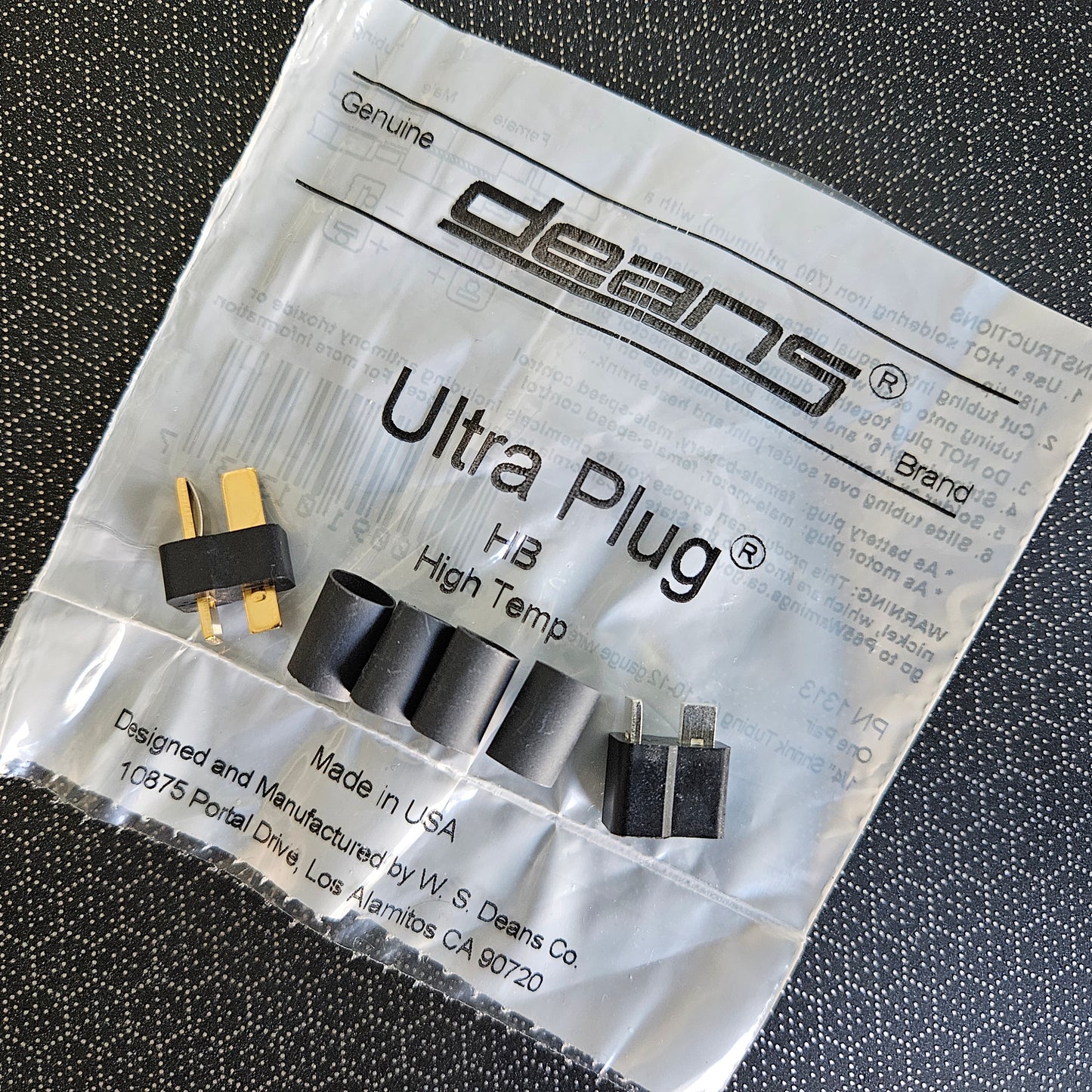 P.N. 1313 - Ultra Plug HB Male and Female Pair (1/4 Shrink) *Best Seller*