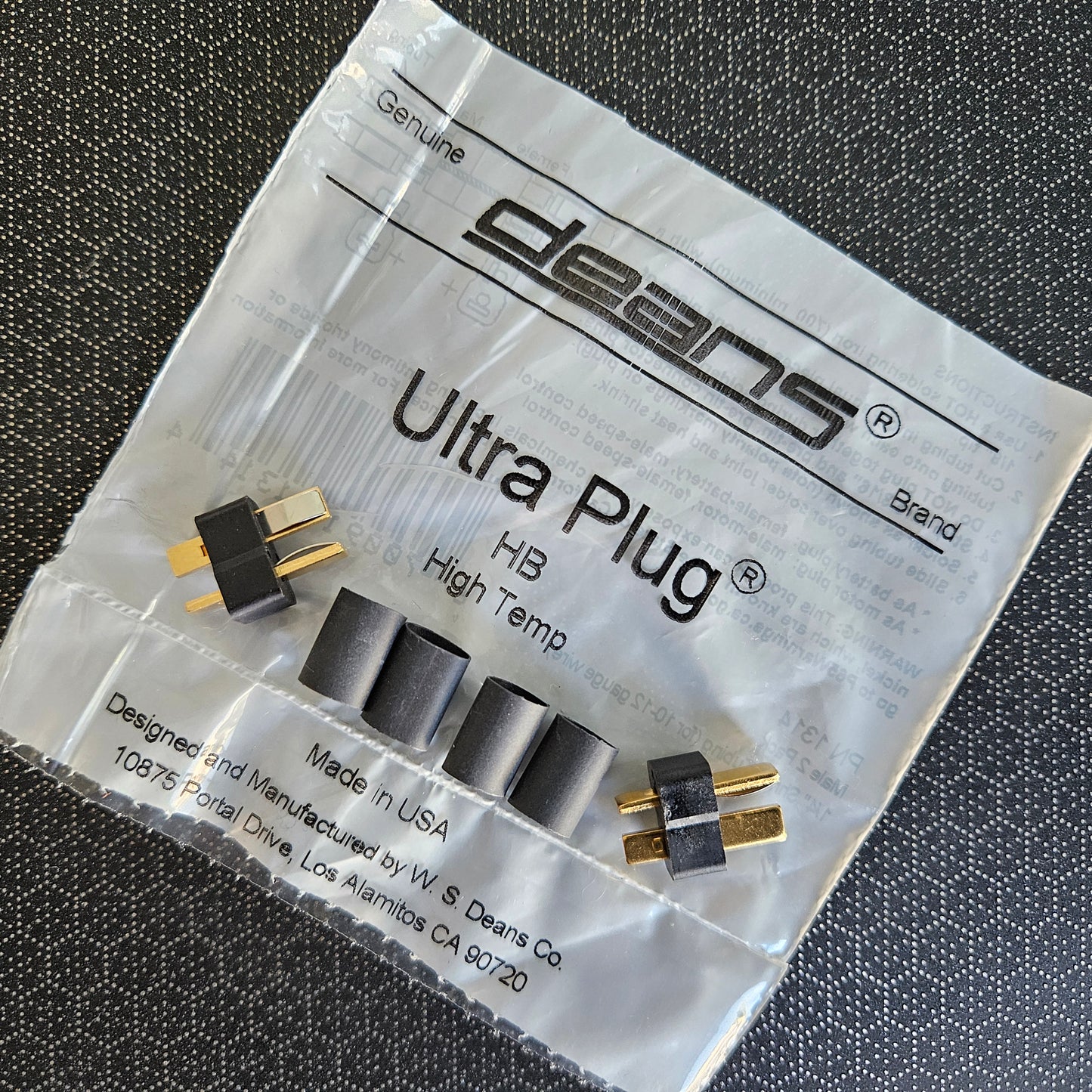 Ultra Plug HB Male 2 Pack 1/4 Shrink