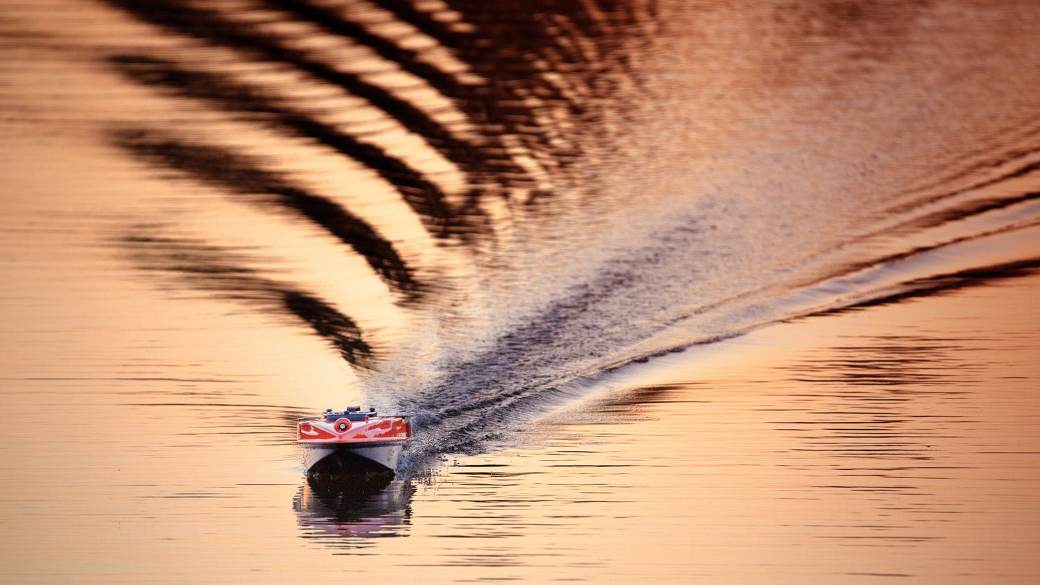 RC Boat Dusk
