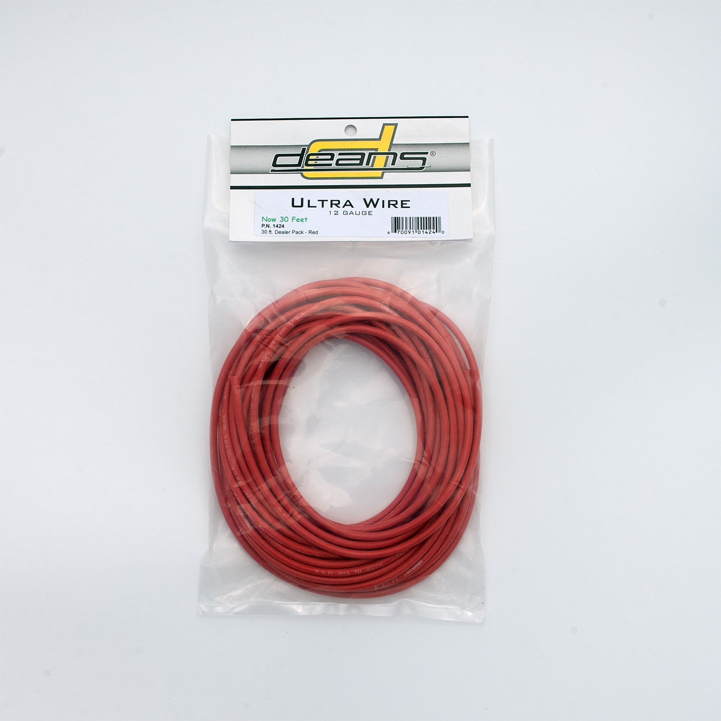 P.N. 1424 - 12 Gauge Ultra Wire™ Red 30'