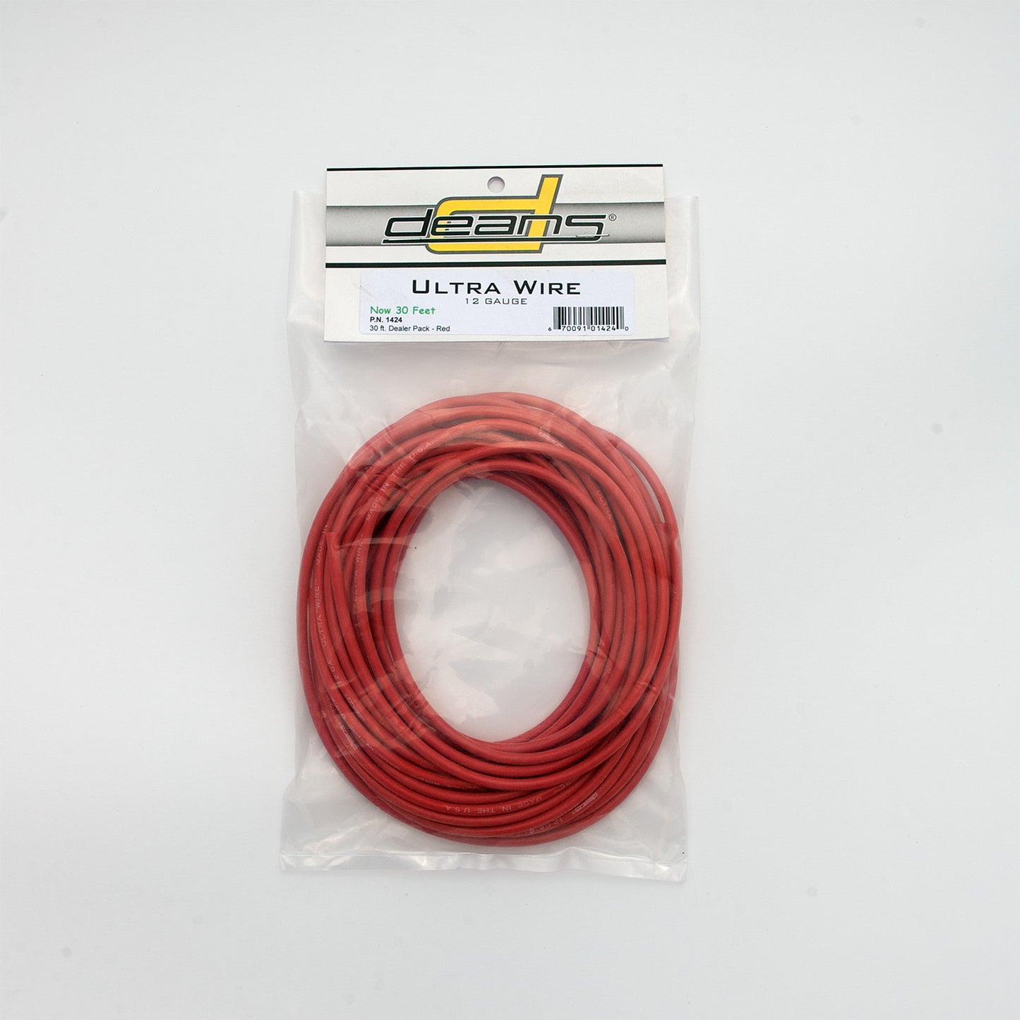 P.N. 1424 - 12 Gauge Ultra Wire™ Red 30'