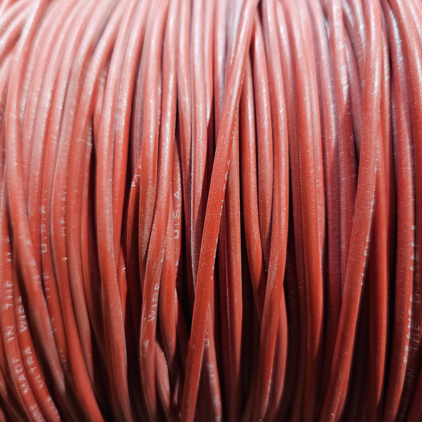 6' Red 16 Gauge Ultra Wire™ Coiled